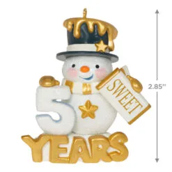 Hallmark 50 Sweet Years Special Edition Ornament -Hallmark popular shop 50 Sweet Years Snowman Keepsake Ornament 1799QGO2509 03