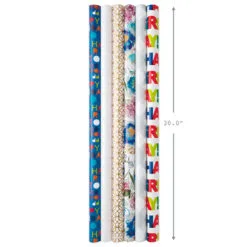 Hallmark All Occasions Wrapping Paper Rolls, 6 Pack -Hallmark popular shop All Occasions Wrapping Paper Rolls 6 Pack 5JXW1745 03