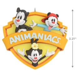 Hallmark Animaniacs™ Zany To The Max! Ornament -Hallmark popular shop Animaniacs Logo Keepsake Ornament 1899QXI6057 03