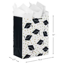 Hallmark 13" Assorted Grad Designs 3-Pack Large Gift Bags With Tissue Paper -Hallmark popular shop Assorted Grad Designs 3Pack Large Gift Bags With Tissue Paper 5GBC1015 03