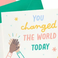 Hallmark Little World Changers™ Assorted Blank Note Cards In Caddy, Pack Of 24 -Hallmark popular shop Assorted Kids Blank Note Cards in Caddy 3SOM1188 05