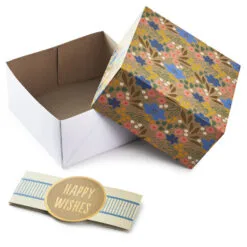 Hallmark 4", 8" And 10" Floral 3-Pack Gift Boxes With Bands -Hallmark popular shop Assorted Sizes Floral Gift Boxes With Bands 5EBC1230 03