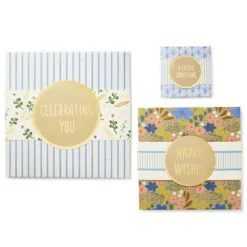 Hallmark 4", 8" And 10" Floral 3-Pack Gift Boxes With Bands -Hallmark popular shop Assorted Sizes Floral Gift Boxes With Bands 5EBC1230 06