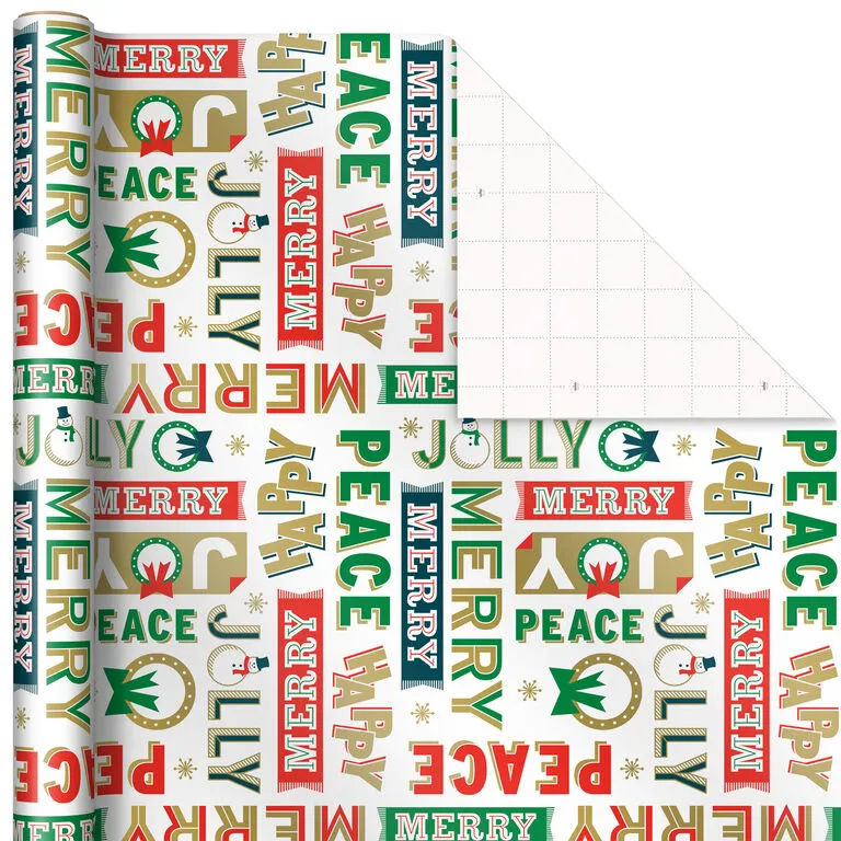 Hallmark Very Vintage Christmas 3-Pack Assortment Wrapping Paper, 120 Sq. Ft. 8 Hallmark Very Vintage Christmas 3-Pack Assortment Wrapping Paper, 120 Sq. Ft. - Image 6
