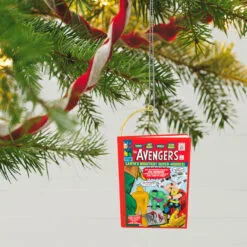 Hallmark Marvel Comics The Avengers 60th Anniversary Ornament -Hallmark popular shop Avengers Comic Book Keepsake Ornament 2099QXI7469 02