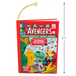 Hallmark Marvel Comics The Avengers 60th Anniversary Ornament -Hallmark popular shop Avengers Comic Book Keepsake Ornament 2099QXI7469 03