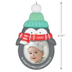 Hallmark Baby's 1st Christmas 2023 Photo Frame Ornament -Hallmark popular shop Babys 1st Christmas Penquin Frame Keepsake Ornament 1699QGO2719 03