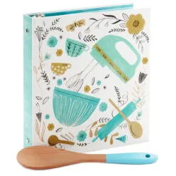 Hallmark Baking Icons Recipe Organizer Book With Wooden Spoon -Hallmark popular shop Baking Icons Recipe Organizer Book With Wooden Spoon 1TOG1025 04