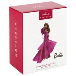Hallmark Barbie™ Pink Collection™ 2023 Porcelain And Fabric Ornament -Hallmark popular shop Barbie in Hot Pink Dress Keepsake Ornament 4999QXI7007 04