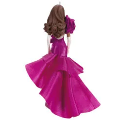 Hallmark Barbie™ Pink Collection™ 2023 Porcelain And Fabric Ornament -Hallmark popular shop Barbie in Hot Pink Dress Keepsake Ornament 4999QXI7007 06