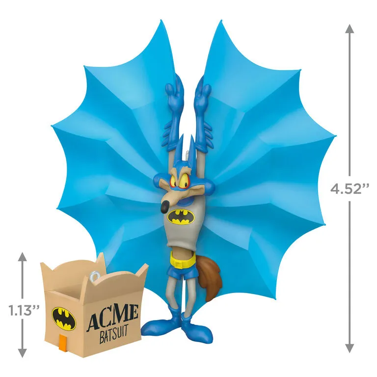Hallmark Looney Tunes™ Wile E. Coyote™ As Batman™ Ornaments, Set Of 2 5 Hallmark Looney Tunes™ Wile E. Coyote™ As Batman™ Ornaments, Set Of 2 - Image 3