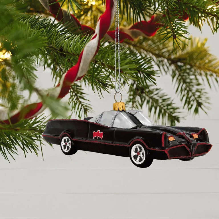 Hallmark Batman™ The Classic TV Series Batmobile™ Glass Ornament 4 Hallmark Batman™ The Classic TV Series Batmobile™ Glass Ornament - Image 2