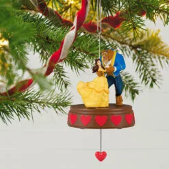 Hallmark Disney Beauty And The Beast Fairy-Tale First Dance Ornament 9 Hallmark Disney Beauty And The Beast Fairy-Tale First Dance Ornament -Hallmark popular shop Beauty and the Beast Dancing Keepsake Ornament 2499QXD6697 02
