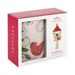 Hallmark Mini The Beauty Of Birds Christmas Tree Topper And Tree Skirt, Set Of 2 14 Hallmark Mini The Beauty Of Birds Christmas Tree Topper And Tree Skirt, Set Of 2 -Hallmark popular shop Beauty of Birds Mini Keepsake Tree Skirt and Topper 2599QSB6239 05