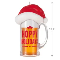 Hallmark Hoppy Holidays Ornament -Hallmark popular shop Beer Mug With Santa Hat Keepsake Ornament 1799QGO2847 03