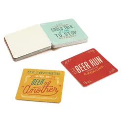 Hallmark Beers To You: 20 Coasters To Say Cheers To Book 11 Hallmark Beers To You: 20 Coasters To Say Cheers To Book -Hallmark popular shop Beers to You Book With Coasters 1BOK1570 05
