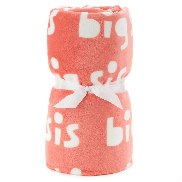 Hallmark Big Sis Fleece Blanket, 50x60 3 Hallmark Big Sis Fleece Blanket, 50x60