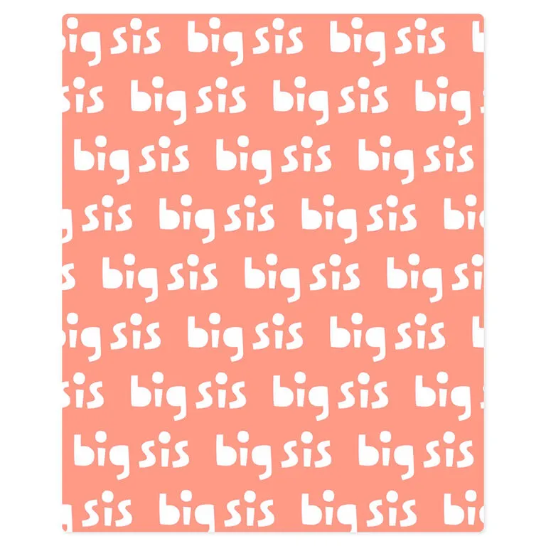 Hallmark Big Sis Fleece Blanket, 50x60 5 Hallmark Big Sis Fleece Blanket, 50x60 - Image 3