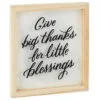 Hallmark Big Thanks Framed Quote Sign, 7x8