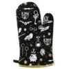 Hallmark Harry Potter™ Magical Icons Oven Mitt -Hallmark popular shop Black Oven Mitt With Harry Potter Icons Design 1HPO1102 01