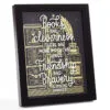 Hallmark Harry Potter™ Friendship And Bravery Hermione Granger™ Framed Quote Sign, 8x10 -Hallmark popular shop Black and Gold Books and Hermione Quote Framed Sign 1HPO1085 01