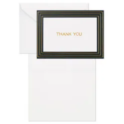 Hallmark Black And Gold Bulk Blank Thank-You Notes, Pack Of 50 -Hallmark popular shop Black and Gold Bulk Blank ThankYou Notes Assortment 1399WTU3882 03