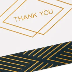 Hallmark Black And Gold Bulk Blank Thank-You Notes, Pack Of 50 -Hallmark popular shop Black and Gold Bulk Blank ThankYou Notes Assortment 1399WTU3882 05