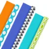 Hallmark Bold Patterns And Solids 3-Pack Reversible Wrapping Paper -Hallmark popular shop Bold Patterns and Solids 3Pack Reversible Wrapping Paper 5EWR6429 01