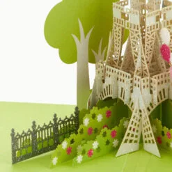 Hallmark Bonjour Eiffel Tower 3D Pop-Up Hello Card -Hallmark popular shop Bonjour Eiffel Tower 3D PopUp Hello Card 1299LAD9664 04