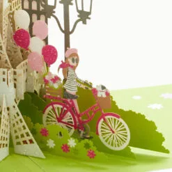 Hallmark Bonjour Eiffel Tower 3D Pop-Up Hello Card -Hallmark popular shop Bonjour Eiffel Tower 3D PopUp Hello Card 1299LAD9664 05