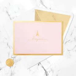 Hallmark Bonjour Eiffel Tower 3D Pop-Up Hello Card -Hallmark popular shop Bonjour Eiffel Tower 3D PopUp Hello Card 1299LAD9664 06