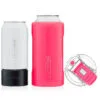 BruMate Neon Pink Stainless Steel 3-in-1 Can Cooler, 12/16 Oz. -Hallmark popular shop Bright Pink 3in1 Can Cooler HT16NP 01
