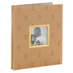 Hallmark Hexagons On Kraft Large Refillable Photo Album