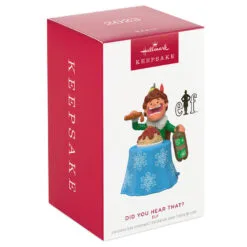 Hallmark Elf Did You Hear That? Ornament With Sound 11 Hallmark Elf Did You Hear That? Ornament With Sound -Hallmark popular shop Buddy the Elf With Spaghetti Keepsake Ornament 2099QXI6097 04