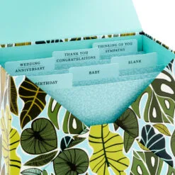 Hallmark Premium Assorted Handmade All-Occasion Cards In Leaf Print Organizer, Box Of 24 20 Hallmark Premium Assorted Handmade All-Occasion Cards In Leaf Print Organizer, Box Of 24 -Hallmark popular shop Bulk Handmade AllOccasion Cards in Storage Box 5EDX1107 09