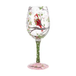 Enesco Lolita Cardinal Beauty Handpainted Wine Glass, 15 Oz. -Hallmark popular shop Cardinal and Cherry Blossoms Handpainted Wine Glass 6009225 03