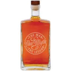 Carson Man Myth Legend Decanter, 25 Oz.