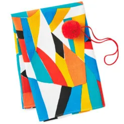 Hallmark 26" Colorful Abstract Fabric Gift Wrap With Elastic Band -Hallmark popular shop Colorful Abstract Fabric Gift Wrap With Elastic Band 1299EJR6379 03