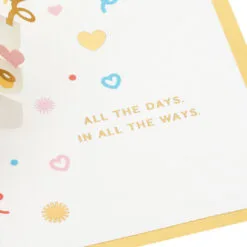 Hallmark Love You Always 3D Pop-Up Love Card -Hallmark popular shop Colorful Hearts 3D PopUp Love Card 1299LAD2904 03