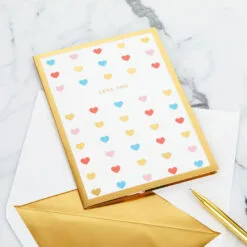 Hallmark Love You Always 3D Pop-Up Love Card -Hallmark popular shop Colorful Hearts 3D PopUp Love Card 1299LAD2904 06