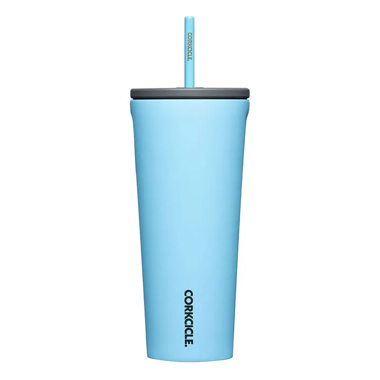 Corkcicle Santorini Aqua Stainless Steel Tumbler, 24oz. 3 Corkcicle Santorini Aqua Stainless Steel Tumbler, 24oz.