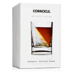 Corkcicle Whiskey Wedge Lowball Glass -Hallmark popular shop Corkcicle Whiskey Wedge Lowball Glass 7001 02