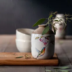 Demdaco Hummingbirds In Flight Ceramic Vase -Hallmark popular shop Dean Crouser Hummingbirds in Flight Ceramic Vase 1004610165 02