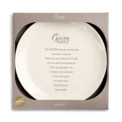 Demdaco Ceramic Giving Plate, 9.5" -Hallmark popular shop Demdaco Ceramic Giving Plate 1004100086 03