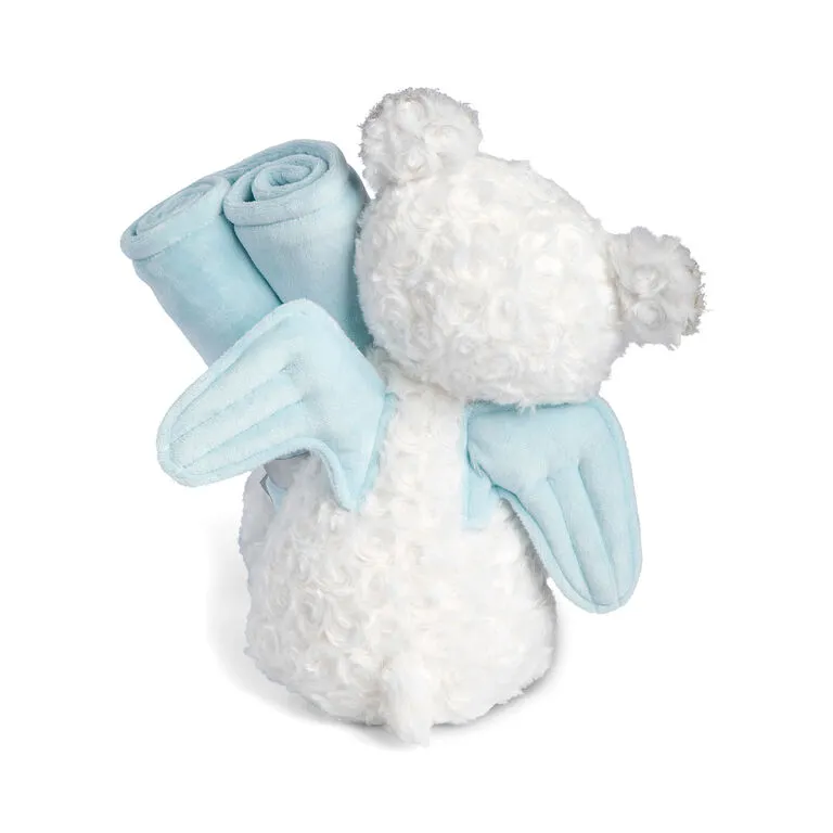 Demdaco Guardian Angel Bear And Blue Blanket, Set Of 2 4 Demdaco Guardian Angel Bear And Blue Blanket, Set Of 2 - Image 2