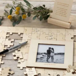 Demdaco Guest Book Puzzle With Photo Holder -Hallmark popular shop Demdaco Guest Book Puzzle With Photo Holder 1004500176 02