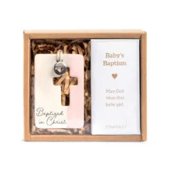 Demdaco Pink Baptism Token 5 Demdaco Pink Baptism Token -Hallmark popular shop Demdaco Pink Ceramic and Metal Baptism Token 5004830025 02