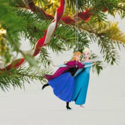 Hallmark Disney Frozen 10th Anniversary Two Sisters, One Heart Ornament -Hallmark popular shop Disney Anna and Elsa Skating Keepsake Ornament 2799QXD6599 02