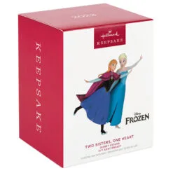 Hallmark Disney Frozen 10th Anniversary Two Sisters, One Heart Ornament -Hallmark popular shop Disney Anna and Elsa Skating Keepsake Ornament 2799QXD6599 04