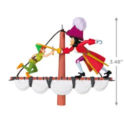 Hallmark Disney Peter Pan 70th Anniversary Swashbuckling Showdown Ornament -Hallmark popular shop Disney Peter Pan and Hook Keepsake Ornament 2499QXD6617 03